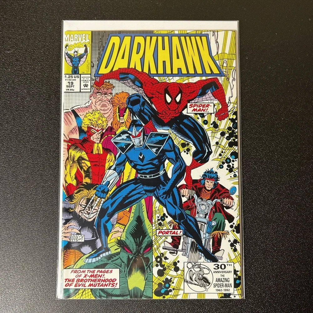 Darkhawk‎ #19 Vol. 1 (Marvel, 1992) Spider-Man Appearance